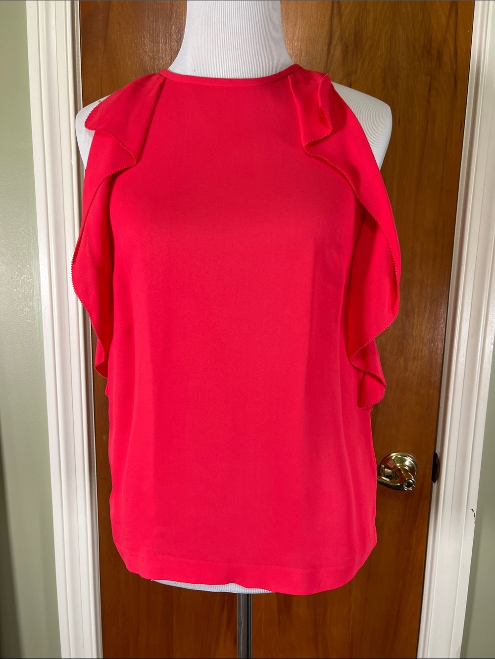 kate spade Ruffle-Detail Sleeveless Camisole-Read description